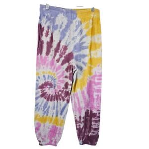 Victoria Secret Pink Tie Dye Athletic Athleisure Women's Sweatpants M